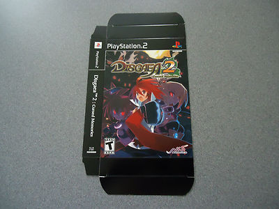 Disgaea 2 Cursed Memories Empty Display Box  NEW  PS2     No Game