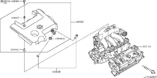 Nissan 14032 ax010