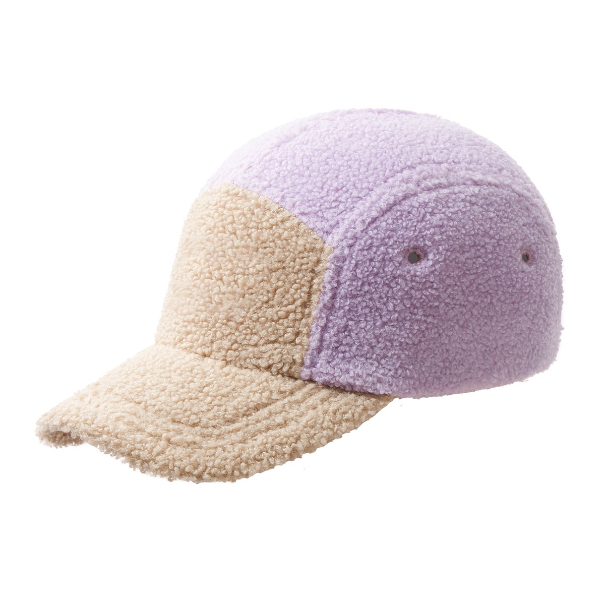 Winter Faux-Lamb Wool Baseball Cap Warm Teddy Fleece Style  display picture 1