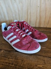 Adidas Gazelle Power Red Sneaker Shoe Mens 11.5