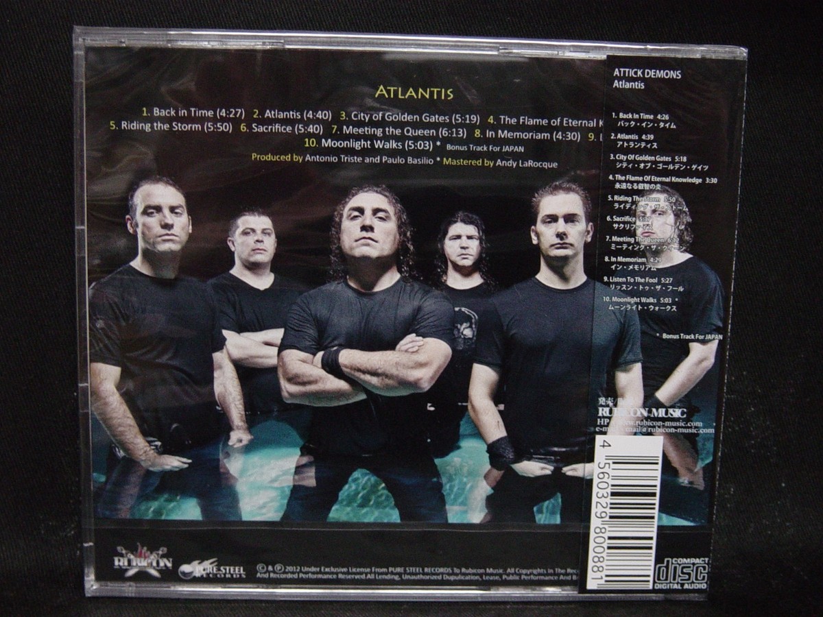 ATTICK DEMONS Atlantis + 1 JAPAN CD Bruce Dickinson Ross The Boss