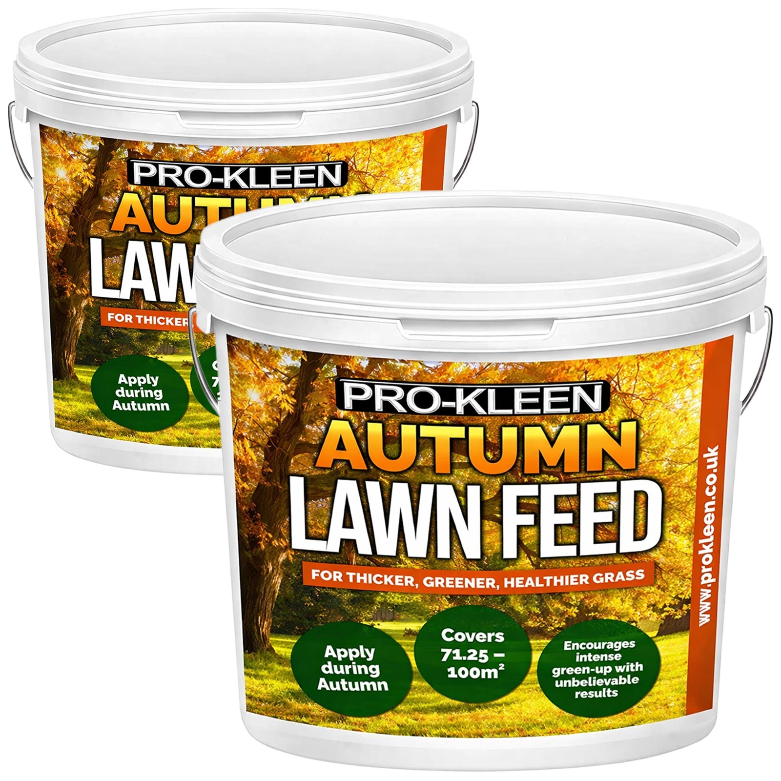 ProKleen Autumn Lawn Feed Grass Greening Fertiliser Granules 2.5KG x 2