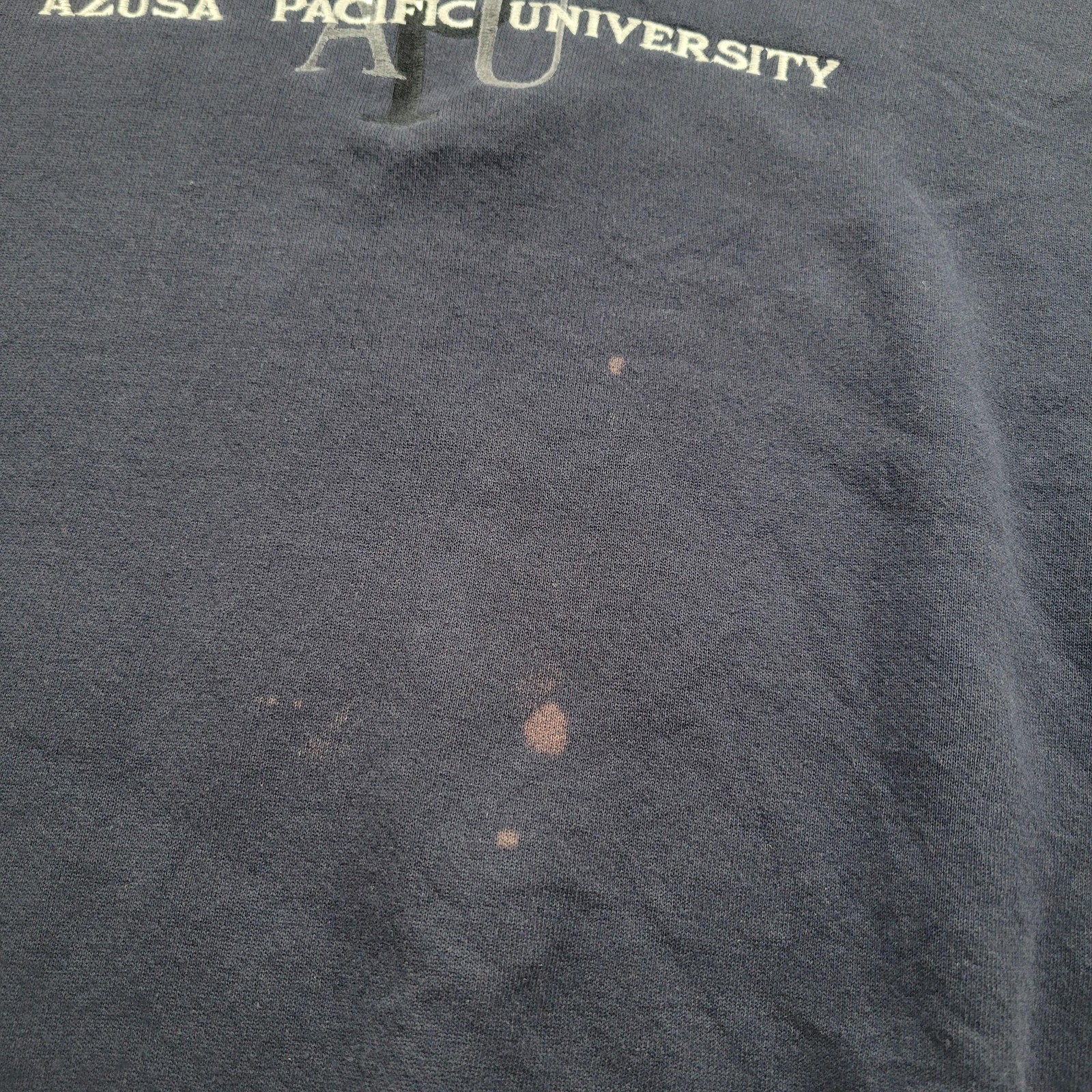 Vintage Jansport Azusa Pacific University Sweatshirt Mens Large Navy USA 90s