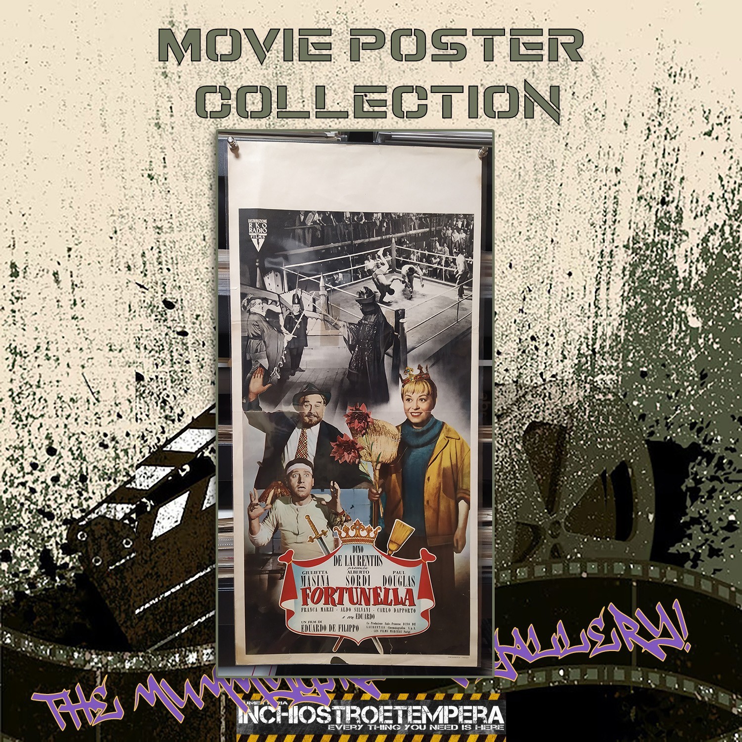 Eduardo De Filippo: Fortunella | Locandina Cinema Originale - Movie Poster