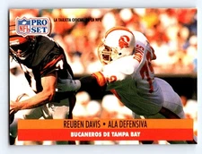1991 Pro Set Spanish #238 Reuben Davis Fresh Break EX-EXMINT