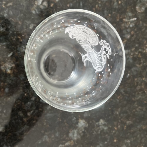 Libbey Chanticleer Rooster Cocktail Decanter MCM Barware Clear Glass - Picture 4 of 5