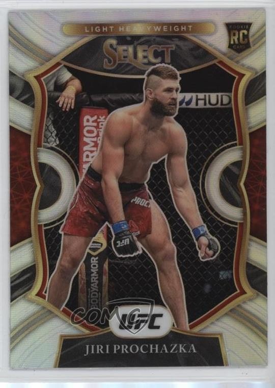 2021 Panini Select UFC Concourse Silver Prizm Jiri Prochazka #35 1rr7