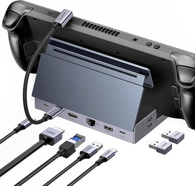UGREEN Steam Deck Dock 9-In-1 Dockingstation 4K@60Hz HDMI 10Gbps USB Ports Verst