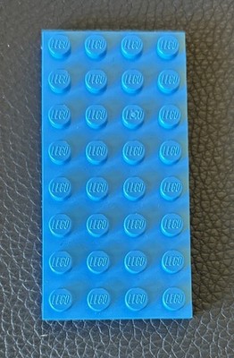 LEGO 4x8 Dark Azure Flat Plate #3035 Building Block Part