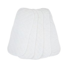 5Pcs Cotton Cloth Baby Diapers Inserts Liners 3 Layers Reusable Newborn Nappy F