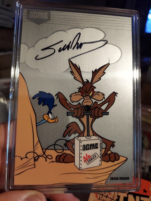 Agoro Acme Looney Tunes Wile E. Coyote Pure Silver signed Scott Innes 2026