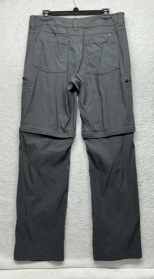 Eddie Bauer Mens Size 33X32 Gray First Ascent Convertible Pants (L8) - Image 4 of 4