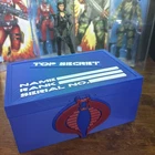 Cobra GI Joe File Card Storage Crate Footlocker Organizer 3D Printed Display
