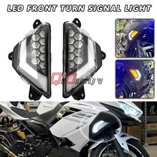 Per Ninja 300 400 650 1000SX ZX6R Luce di segnalazione di svolta anteriore luce diurna