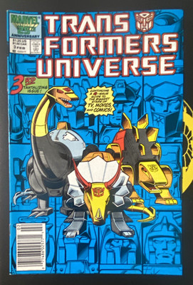 Marvel Comics Transformers Universe #3 (1986) Newsstand Variant