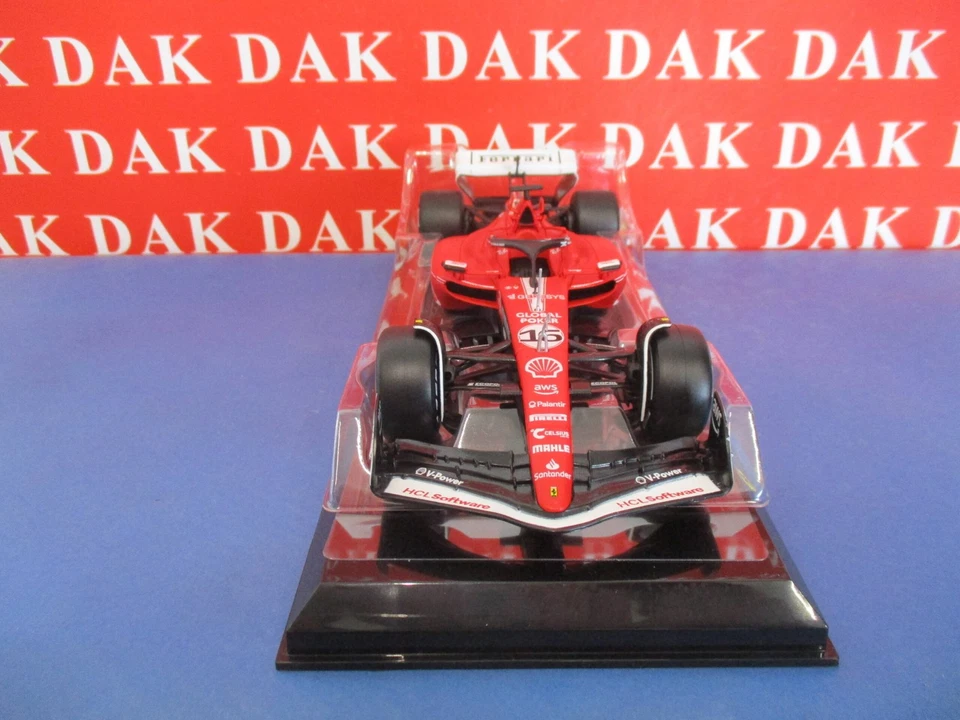 Die cast 1/24 Modellino Auto F1 Ferrari SF-23 Las Vegas GP 2023 C. Leclerc - Immagine 3 di 4