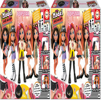 Educa My Model. Doll Design. Pop Star Pack Of 2 19203