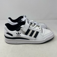adidas Men's Forum Low Sneaker, FTWR White FTWR White Core Black, Size 11