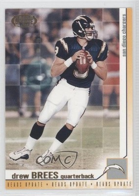 2002 Pacific Heads Update Drew Brees #144 HOF 4p7