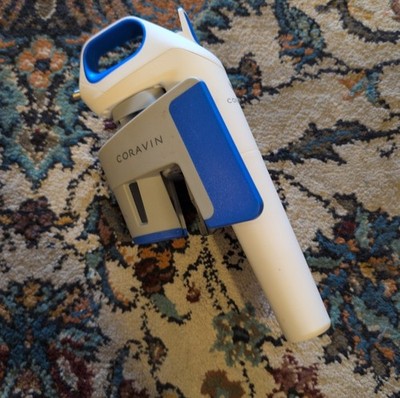 Coravin Model One Wine Preservation System White Blue No Capsules Tested