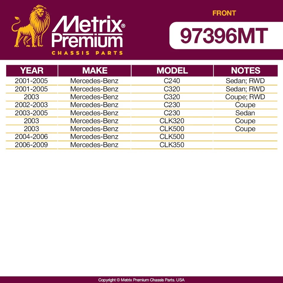 Barra estabilizadora delantera eslabón y buje de barra estabilizadora para Mercedes-Benz C240 2001-2005 Foto 2 de 4