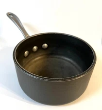 Calphalon Anodized Aluminum Saucepan w/Handle 1.5 Qt w/o Lid Toledo Ohio USA 3"