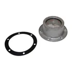 Stemco Genuine Aluminum Hubcap - 342-4009, Gray