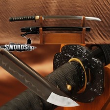 Wakizashi Clay Tempered T10 Steel Functional Japanese Samuari Razor Sharp Sword