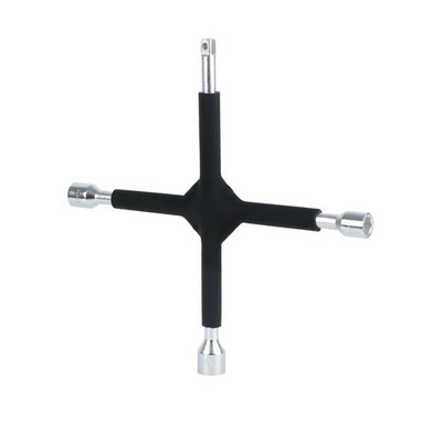 4-fach isolierte Radmutter Strebe 17 mm 19 mm 21 mm 23 mm Auto Van Schraubenschlüssel Kreuzschlüssel