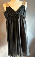 Charlotte Russe Sleeveless A-Line Black Dress - Size XS