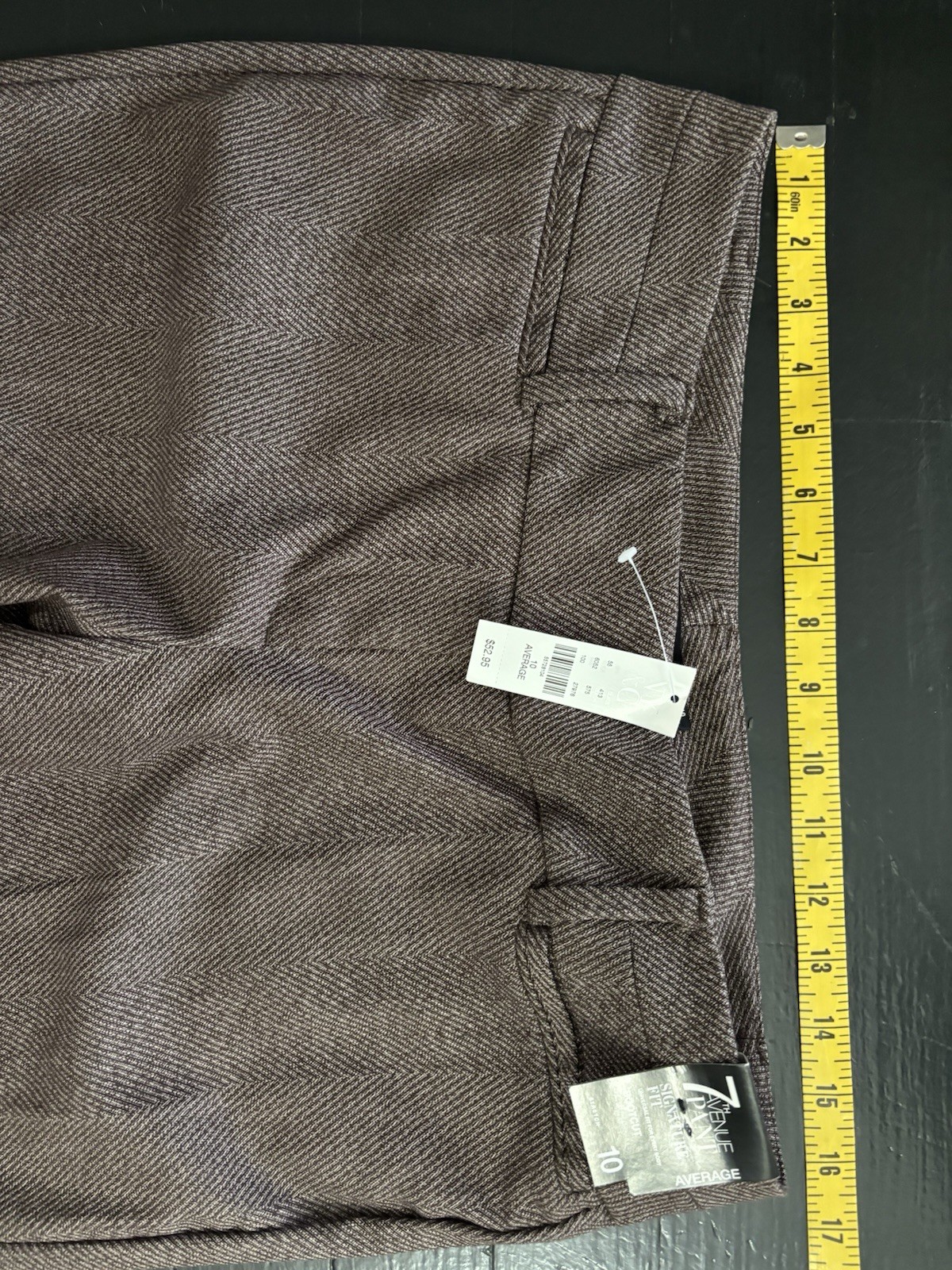 NWT Brand New Ny&co Size 10 Women Two Piece Suit Bootcut Brown Jacket Pants