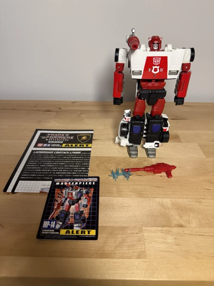 Auténtico Vendedor de Estados Unidos - Obra Maestra Takara Transformers Mp-14 Alerta Roja Completa Foto 2 de 4