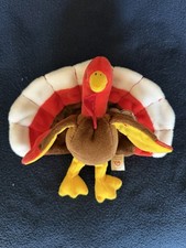 Ty Beanie Babies Gobbles The Turkey 1996 with Original Tag Excellent Condition