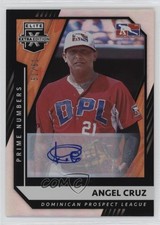 2021 Elite Extra Edition Prime Numbers B Signatures /61 Angel Cruz Auto 1c0p