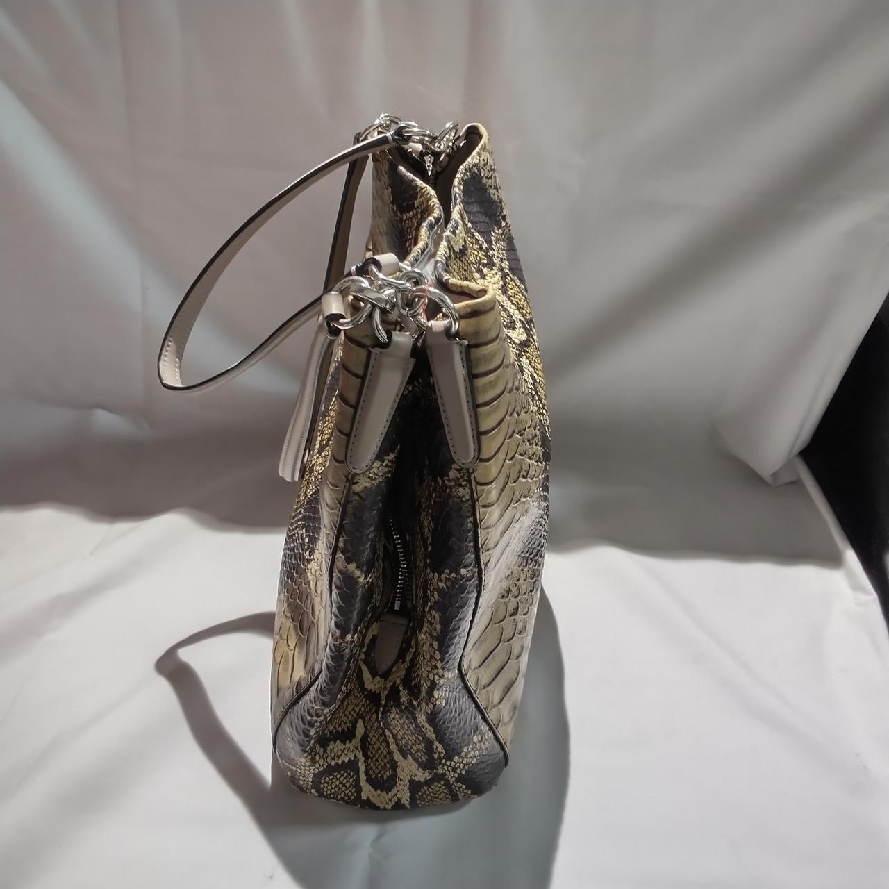 Python Pattern Shoulder Bag Model Number Beige X … - image 4