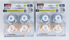 Playtex Binky Silicone Pacifier With Covers Set Of 2 Boxes Total 8 Pacifier