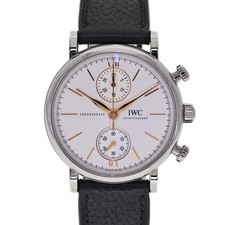 IWC Portofino Chronograph IW391406 39mm SS Automatic Box Papers #KN290