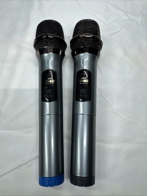 Pair wireless microphones , Good Condition UHF