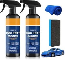 Quick Coating Spray, 2-Pack, Advanced Paint Protection, Vehicle Detailing Shine