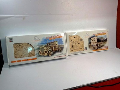 UGears Heavy Boy Truck VM-03 & Matching Trailer Model Bundle - Brand New Sealed