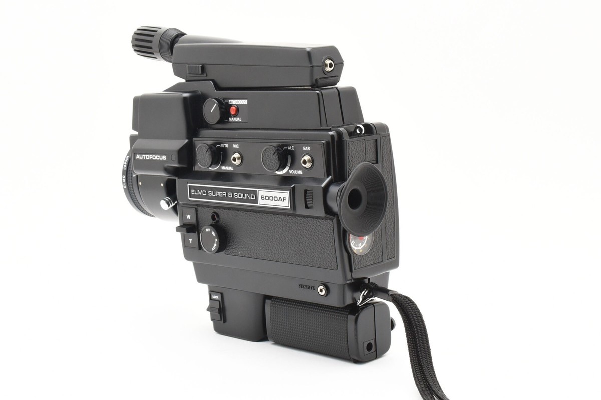 ＜動作美品＞ELMO SUPER 8SOUND 6000AF Elmo 6000AF Auto Focus Super 8 Camera - CameraCrate.com
