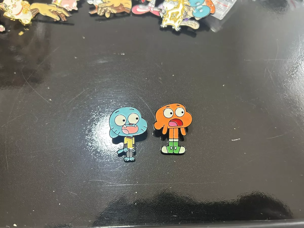 The Amazing World of Gumball Darwin Cartoon Characters Enamel Metal Pin