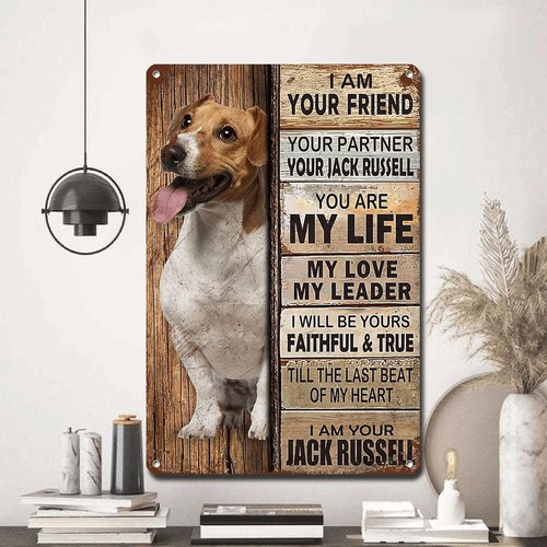 Metal Sign Tin Sign Vintage Wall Art I Am Your Friend Gift for Greyhound Lovers - Picture 80 of 135