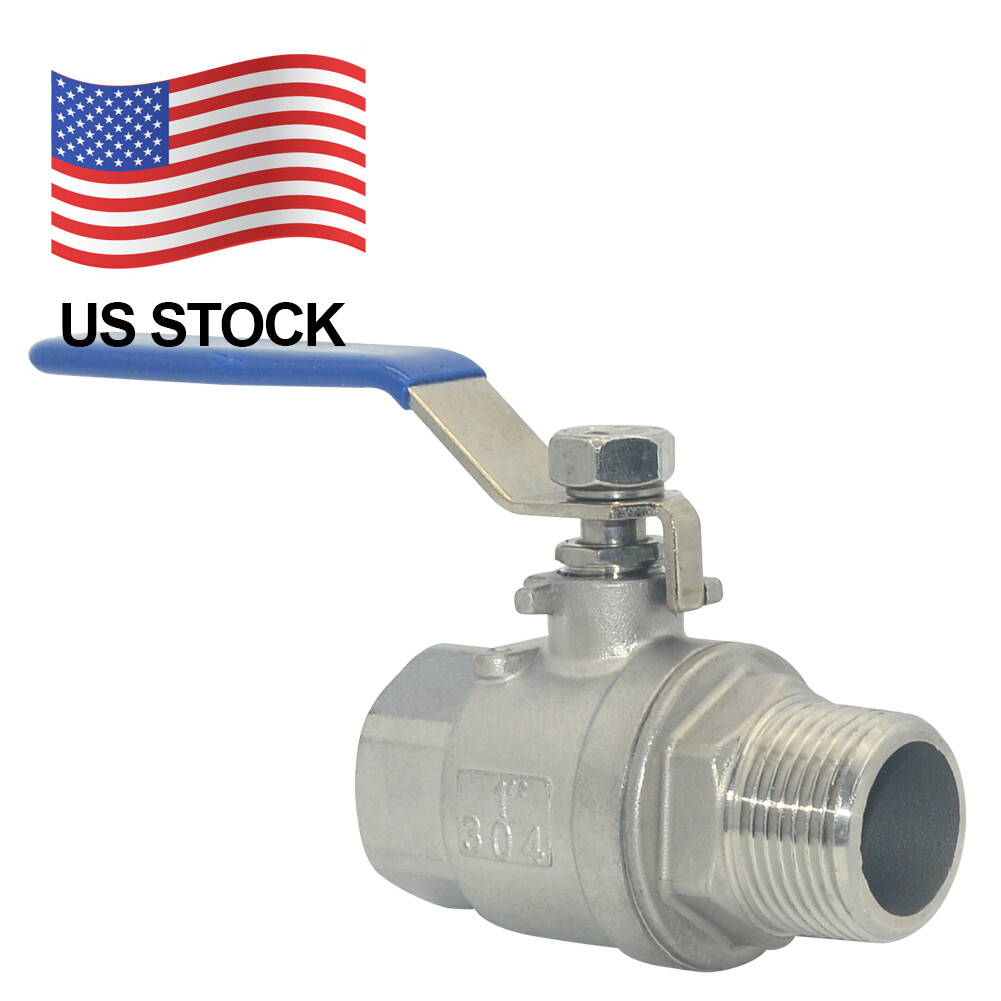 1" inch MALE to Female Ball Valve Stainless steel 304 NPT Full Port US Stock
