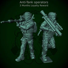 Combat Octopus Ultra Modern Miniatures Anti Tank Operators Modular Kit Bits 28mm