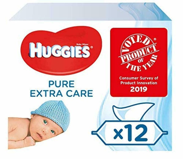 huggies baby wipes 12 pack