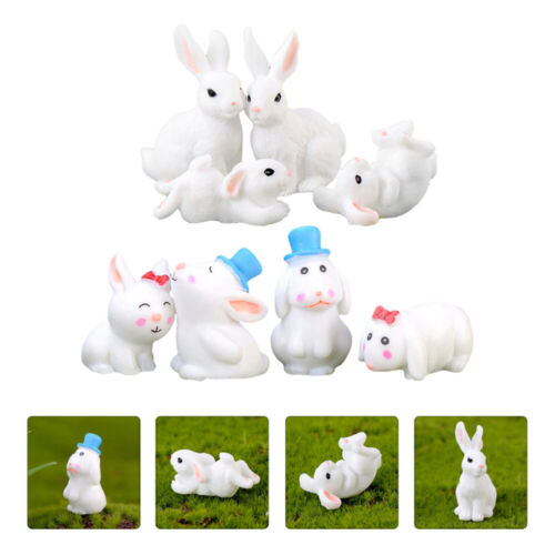  Rekwizyt fotograficzny Miniaturowe króliczki Zwierzęta Figurki dekoracyjne Składniki - Zdjęcie 1 z 12