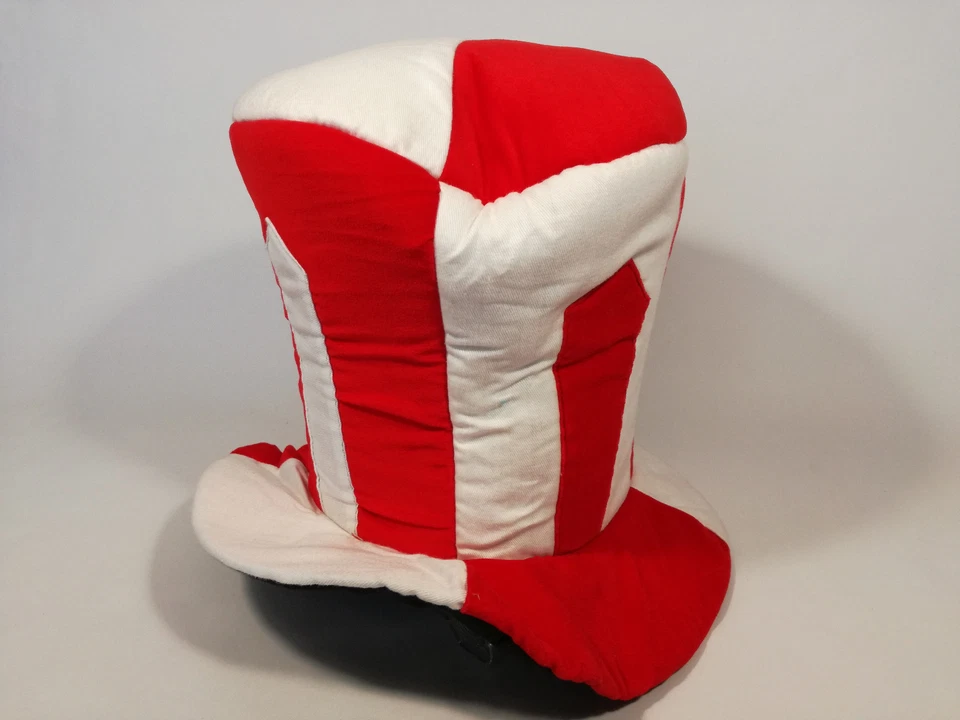 CAPPELLO CILINDRO TIFO BIANCOROSSO CALCIO ULTRAS BARI RIMINI VICENZA PARMA