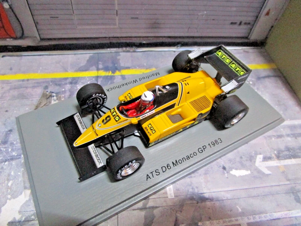F1 ATS D6 BMW Turbo Monaco GP 1983 #9 Winkelhock Steinbock Spark 1:43 - Bild 4 von 4