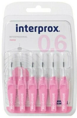 Dentaid Interprox nano rosa Interdentalbürte 6 Stck PZN 10933773